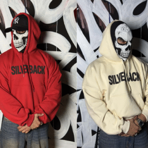 Silverback crew red or beige Hoodie